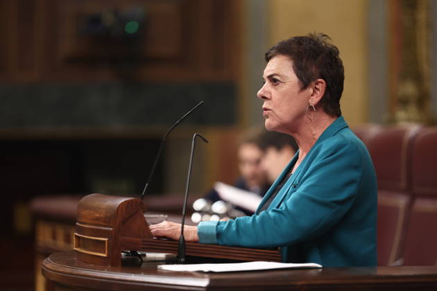 Sánchez Appears Before Congress to Report on the Government’s Response to the Migration Crisis in Ceuta EH Bildu spokesperson Mertxe Aizpurua speaks during a plenary session of the Congress of Deputies on September 3, 2026, in Madrid, Spain. Sánchez is appearing this Thursday before the full Congress to report on the government’s handling of the events that have taken place in Ceuta since July 30 and on the current situation in the autonomous city. SEPTEMBER 3, 2026 Madrid, Spain  Copyright: xEduardoxParrax 7746188