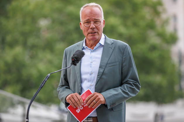 Matthias Miersch (SPD) during a press conference; Matthias Miersch, SPD Chairman, during a press conference held by the SPD parliamentary group in the Bundestag on September 3, 2026, in Berlin, Berlin, Germany, Reichstag