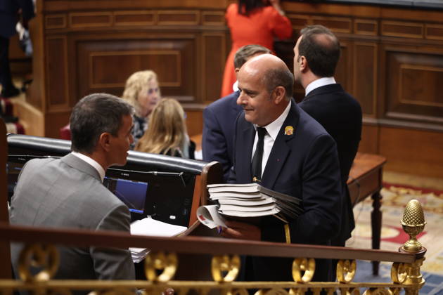 Sánchez Appears Before Congress to Report on the Government’s Response to the Migration Crisis in Ceuta Prime Minister Pedro Sánchez, during a plenary session of the Congress of Deputies on September 3, 2026, in Madrid, Spain. Sánchez will appear before the full Congress this Thursday to report on the government’s handling of the events that have taken place in Ceuta since July 30 and on the current situation in the autonomous city. SEPTEMBER 3, 2026 Madrid, Spain  Copyright: xEduardoxParrax 7746454