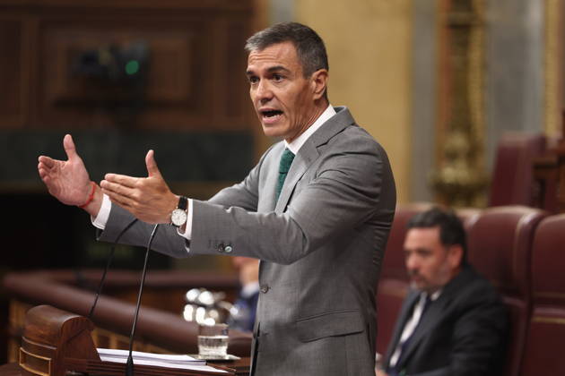 Sánchez Appears Before Congress to Report on the Government’s Response to the Migration Crisis in Ceuta Prime Minister Pedro Sánchez speaks during a plenary session of the Congress of Deputies on September 3, 2026, in Madrid, Spain. Sánchez is appearing before the full Congress this Thursday to report on the government’s response to the events that have taken place in Ceuta since July 30 and on the current situation in the autonomous city. SEPTEMBER 3, 2026 Madrid, Spain  Copyright: xEduardoxParrax 7746476