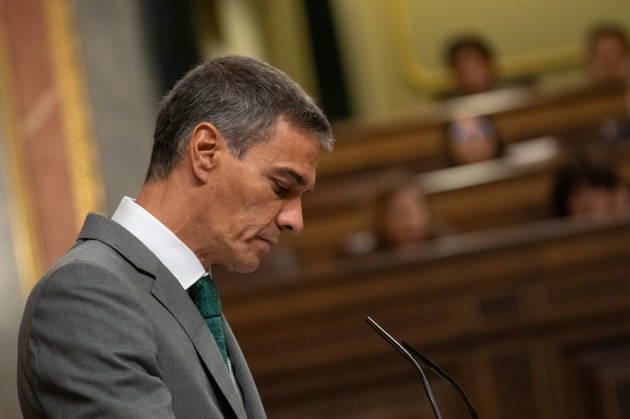 Sánchez Appears Before Congress to Report on the Government’s Response to the Migration Crisis in Ceuta Prime Minister Pedro Sánchez speaks during a plenary session of the Congress of Deputies on September 3, 2026, in Madrid, Spain Sánchez is appearing this Thursday before the full Congress to report on the government’s handling of the events that have taken place in Ceuta since July 30 and on the current situation in the autonomous city SEPTEMBER 3, 2026 Fernando Sá Madrid, Madrid, Spain  Copyright: xFernandoxSanchezx 7746540