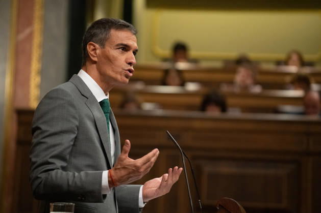 Sánchez Appears Before Congress to Report on the Government’s Response to the Migration Crisis in Ceuta Prime Minister Pedro Sánchez speaks during a plenary session of the Congress of Deputies on September 3, 2026, in Madrid, Spain Sánchez is appearing this Thursday before the full Congress to report on the government’s handling of the events that have taken place in Ceuta since July 30 and on the current situation in the autonomous city SEPTEMBER 3, 2026 Fernando Sá Madrid, Madrid, Spain  Copyright: xFernandoxSanchezx 7746541