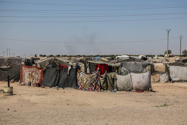 Displaced Syrians endure harsh conditions in Raqqa camps RAQQA, SYRIA - SEPTEMBER 3: Thousands of people forcibly displaced from various regions of Syria due to attacks by the ousted Assad regime and the terrorist group Daesh (ISIS) continue to live under severe conditions in camps across Raqqa province, Syria on September 3, 2026. Around 10,000 displaced individuals who fled the violence and settled in the Sehla al-Banat and Yunani camps are struggling to survive in makeshift tents lacking basic essential services Abdulrhman El Ali Anadolu Raqqa Syria. Editorial use only. Please get in touch for any other usage.  Copyright: x2026xAnadoluxAbdulrhmanxElxAlix