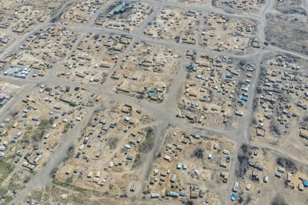 Displaced Syrians endure harsh conditions in Raqqa camps RAQQA, SYRIA - SEPTEMBER 3: Thousands of people forcibly displaced from various regions of Syria due to attacks by the ousted Assad regime and the terrorist group Daesh (ISIS) continue to live under severe conditions in camps across Raqqa province, Syria on September 3, 2026. Around 10,000 displaced individuals who fled the violence and settled in the Sehla al-Banat and Yunani camps are struggling to survive in makeshift tents lacking basic essential services Abdulrhman El Ali Anadolu Raqqa Syria. Editorial use only. Please get in touch for any other usage.  Copyright: x2026xAnadoluxAbdulrhmanxElxAlix