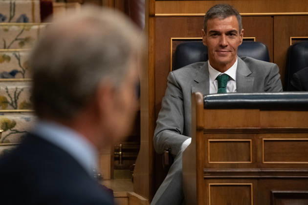 Sánchez Appears Before Congress to Report on the Government’s Response to the Migration Crisis in Ceuta Prime Minister Pedro Sánchez during a plenary session of the Congress of Deputies on September 3, 2026, in Madrid, Spain. Sánchez is appearing before the full Congress this Thursday to report on the government’s response to the events that have taken place in Ceuta since July 30 and on the current situation in the autonomous city. SEPTEMBER 3, 2026. Fernando Sá, Madrid, Madrid, Spain  Copyright: xFernandoxSanchezx 7746766