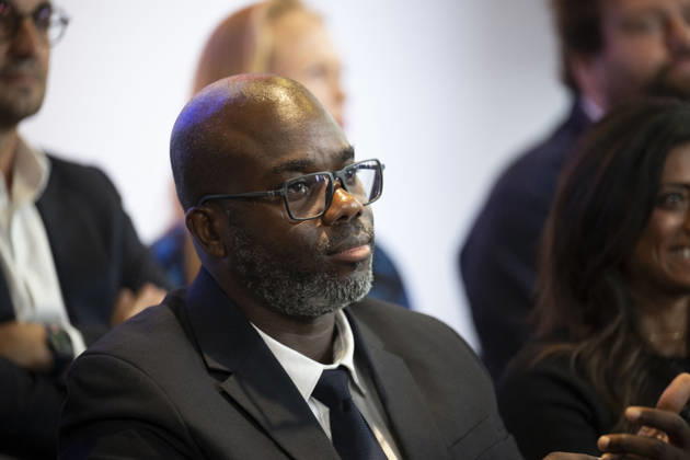 Gabriel Attal Present His Campaign Team - Paris Abdoulaye Kante during a press conference to present his campaign team (back) at the Renaissance headquarters in Paris on September 3, 2026. Photo by Eliot Blondet ABACAPRESS.COM Paris France France  Copyright: xBlondetxEliot ABACAx