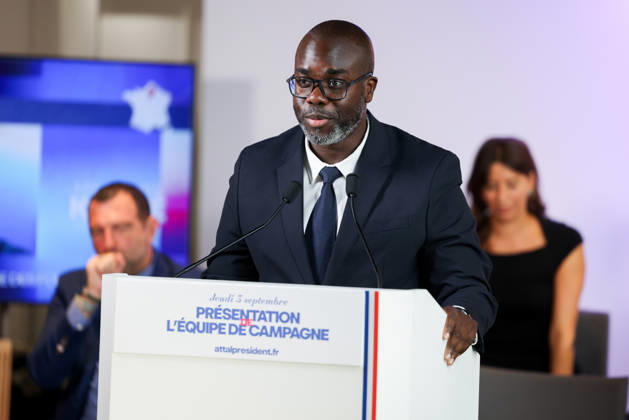 Abdoulaye Kante at the presentation of Gabriel Attal s campaign team at the Renaissance headquarters Gabriel Attal presents his campaign team at the Renaissance headquarters 459368 September 3, 2026 France  Copyright: xLionelxGuericolasx xStarfacex STAR_459368_018