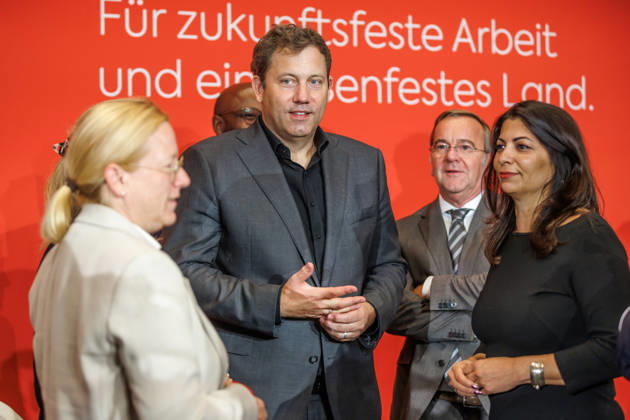 Closed-door meeting of the SPD parliamentary group in the Bundestag: Lars Klingbeil (SPD), Federal Minister of Finance, at a closed-door meeting of the SPD parliamentary group in the Bundestag on September 3, 2026, in Berlin, Berlin, Germany, Reichstag
