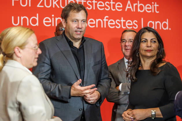 Closed-door meeting of the SPD parliamentary group in the Bundestag: Lars Klingbeil (SPD), Federal Minister of Finance, at a closed-door meeting of the SPD parliamentary group in the Bundestag on September 3, 2026, in Berlin, Berlin, Germany, Reichstag