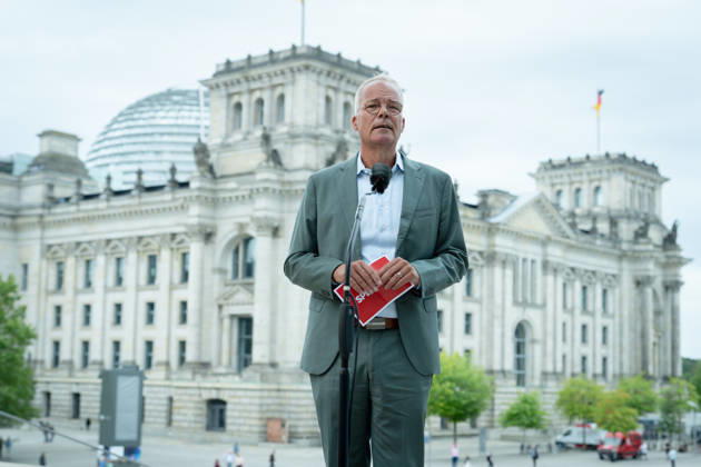 SPD, Parliamentary Group Chair, Matthias Miersch, Parliamentary Group Retreat in Berlin, Parliamentary Group Retreat, Meeting, SPD, Bundestag Parliamentary Group, Parliamentary Group Chair, Matthias Miersch Berlin Berlin GER