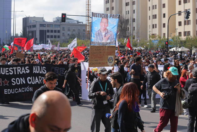 Santiago, September 3, 2026 The so-called Student Solidarity Network, which brings together college students, along with high school students from Aces, is calling for a march under the slogan Students, Defend Chile’s Future Luis Quinteros Aton Chile, Santiago Chile Aton 1186629  Copyright: LUISxQUINTEROS ATONxCHILE