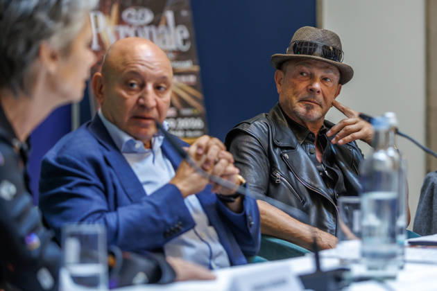 Press Conference on the Pyronale: Mario Hempel and Rudolf Schenker at a press conference on the 2026 Pyronale on September 3, 2026, in Berlin, Berlin, Berlin, Germany, at the Hotel Luc