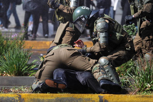 Santiago, September 3, 2026 The so-called, Student Solidarity Network, which brings together college and high school students from Aces, is calling for a march under the slogan, Students, Defend Chile’s Future. Jonnathan Oyarzun Aton Chile, Santiago Chile Aton 1186714  Copyright: JONNATHANxOYARZUN ATONxCHILE