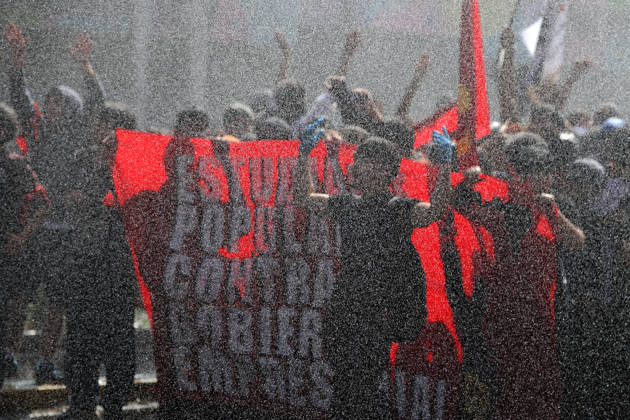 Santiago, September 3, 2026 The so-called, Student Solidarity Network, which brings together college and high school students from Aces, is calling for a march under the slogan, Students, Defend Chile’s Future. Jonnathan Oyarzun Aton Chile, Santiago Chile Aton 1186719  Copyright: JONNATHANxOYARZUN ATONxCHILE