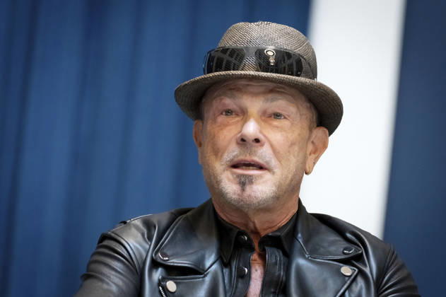 Rudolf Schenker at the press conference marking the 20th anniversary of the Pyronale in the atrium of the Hotel Luc Berlin, September 3, 2026 Foto:xGeisler-Fotopress Elmenthalerx geislerfp_pk_pyronale_4604