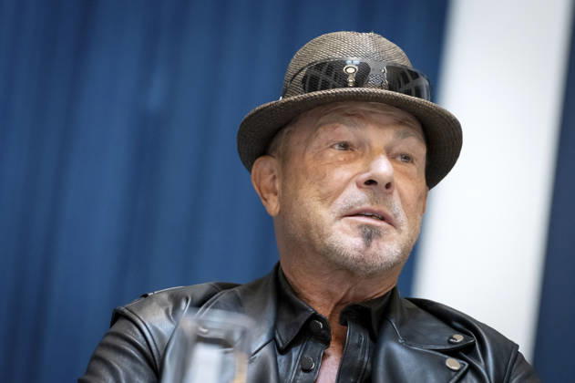 Rudolf Schenker at the press conference marking the 20th anniversary of the Pyronale in the atrium of the Hotel Luc Berlin, September 3, 2026 Foto:xGeisler-Fotopress Elmenthalerx geislerfp_pk_pyronale_4605