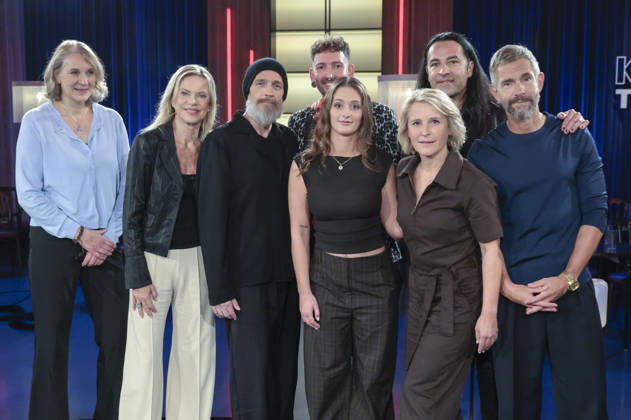 Susanne Hegenscheidt, Nina Ruge, Torsten Sträter, Fabian Kahl, Carolina Wilga, Susan Link, Bülent Ceylan, and Micky Beisenherz during the taping of the WDR talk show Kölner Treff at WDR Studio BS 3 in Cologne, September 3, 2026 Foto:xR.xSchmiegeltx xFuturexImagex koelner_treff0309_6903