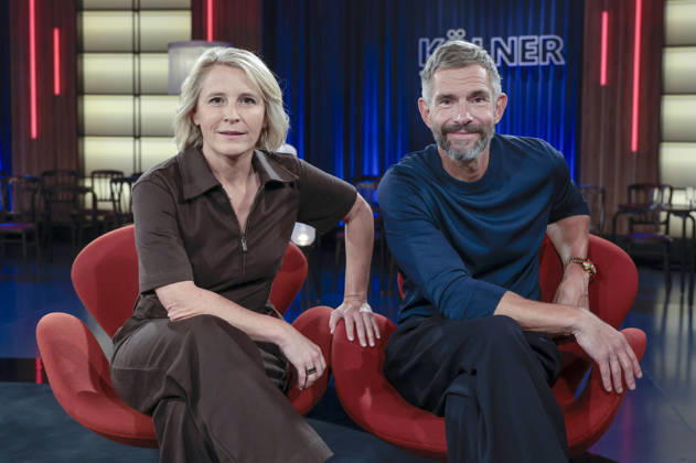 Susan Link and Micky Beisenherz during the taping of the WDR talk show Kölner Treff at WDR Studio BS 3 in Cologne, September 3, 2026 Foto:xR.xSchmiegeltx xFuturexImagex koelner_treff0309_6946