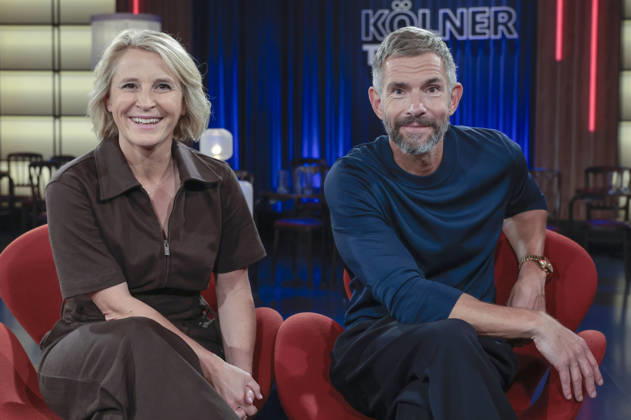 Susan Link and Micky Beisenherz during the taping of the WDR talk show Kölner Treff at WDR Studio BS 3 in Cologne, September 3, 2026 Foto:xR.xSchmiegeltx xFuturexImagex koelner_treff0309_6948
