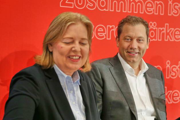 Berlin, Germany, September 4, 2026 German Bundestag SPD Caucus Meeting Federal Minister of Labor and Social Affairs Bärbel Bas (SPD) and Federal Minister of Finance Lars Klingbeil (SPD) Copyright: xdtsxNachrichtenagenturx dts_132707