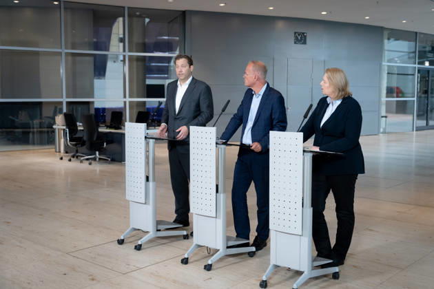 SPD, Bundestag Caucus, Caucus Retreat in Berlin, Reichstag Building, Caucus Retreat, Meeting, SPD, Bundestag Caucus, Press Statement, Caucus Chair, Matthias Miersch, Chair, Lars Klingbeil, Vice Chancellor, Bärbel Bas, Federal Minister, Chair Berlin Berlin GER