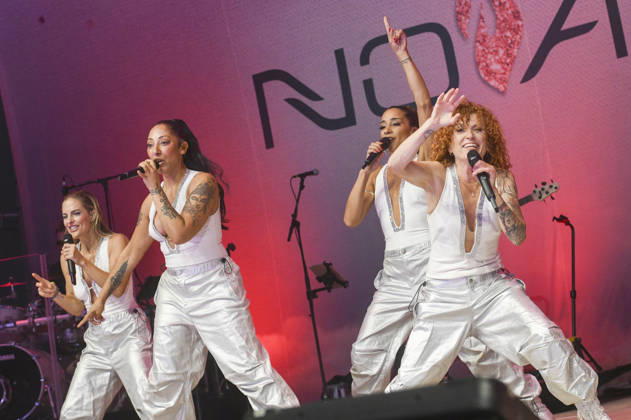 by the No Angels at a concert on the TwentyFive Live Anniversary Tour at the Parkbühne in Hanover, September 4, 2026 Foto:xN.xHeuselx xFuturexImagex angels_6905