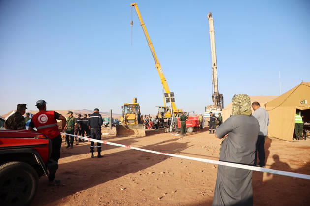 Rescue efforts continue for 10-year-old boy trapped in well in Algeria EL BAYADH, ALGERIA - SEPTEMBER 5: Rescue operations continue uninterrupted for the 4th consecutive day to save 10-year-old Ayoub Mohamed Fayid, who fell into a well at his family s farm in the town of Ghassoul in El Bayadh Province, western Algeria, on September 5, 2026. Hamza Zait Anadolu El Bayadh Algeria. Editorial use only. Please get in touch for any other usage.  Copyright: x2026xAnadoluxHamzaxZaitx