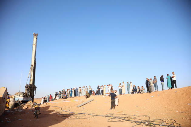 Rescue efforts continue for 10-year-old boy trapped in well in Algeria EL BAYADH, ALGERIA - SEPTEMBER 5: Rescue operations continue uninterrupted for the 4th consecutive day to save 10-year-old Ayoub Mohamed Fayid, who fell into a well at his family s farm in the town of Ghassoul in El Bayadh Province, western Algeria, on September 5, 2026. Hamza Zait Anadolu El Bayadh Algeria. Editorial use only. Please get in touch for any other usage.  Copyright: x2026xAnadoluxHamzaxZaitx