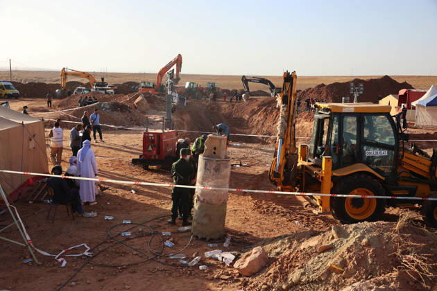 Rescue efforts continue for 10-year-old boy trapped in well in Algeria EL BAYADH, ALGERIA - SEPTEMBER 5: Rescue operations continue uninterrupted for the 4th consecutive day to save 10-year-old Ayoub Mohamed Fayid, who fell into a well at his family s farm in the town of Ghassoul in El Bayadh Province, western Algeria, on September 5, 2026. Hamza Zait Anadolu El Bayadh Algeria. Editorial use only. Please get in touch for any other usage.  Copyright: x2026xAnadoluxHamzaxZaitx