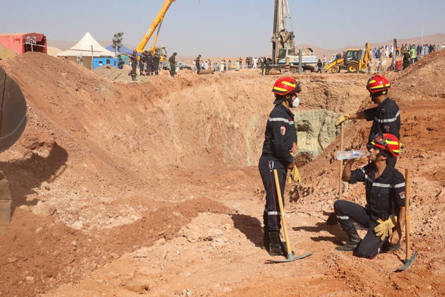 Rescue efforts continue for 10-year-old boy trapped in well in Algeria EL BAYADH, ALGERIA - SEPTEMBER 5: Rescue efforts continue for 10-year-old Ayoub Mohamed Fayid, who fell into a well at his family s farm in the town of Ghassoul in El Bayadh Province, western Algeria, on September 5, 2026. Efforts to rescue the child have continued uninterrupted as the operation enters its fourth day. Hamza Zait Anadolu El Bayadh Algeria. Editorial use only. Please get in touch for any other usage.  Copyright: x2026xAnadoluxHamzaxZaitx