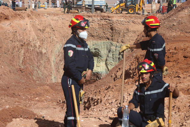 Rescue efforts continue for 10-year-old boy trapped in well in Algeria EL BAYADH, ALGERIA - SEPTEMBER 5: Rescue efforts continue for 10-year-old Ayoub Mohamed Fayid, who fell into a well at his family s farm in the town of Ghassoul in El Bayadh Province, western Algeria, on September 5, 2026. Efforts to rescue the child have continued uninterrupted as the operation enters its fourth day. Hamza Zait Anadolu El Bayadh Algeria. Editorial use only. Please get in touch for any other usage.  Copyright: x2026xAnadoluxHamzaxZaitx