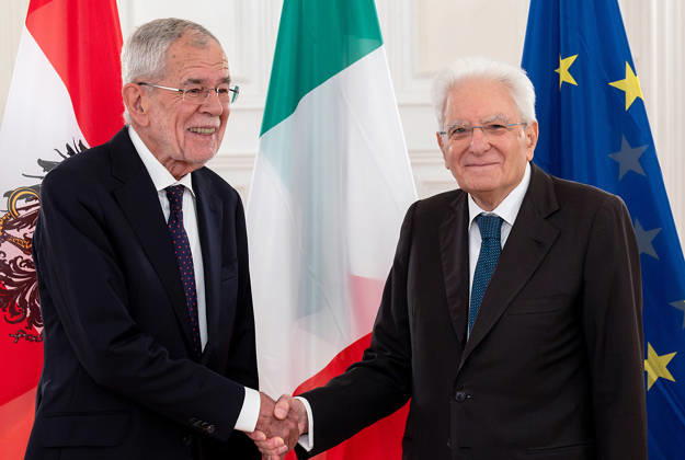 September 5, 2026, Merano, Rome, Italy: President Sergio Mattarella with the Federal President of the Republic of Austria, HE Mr. Alexander Van der Bellen, at the ceremony on the occasion of the Day of Autonomy , Merano, 05 09 2026 Merano Italy  - ZUMAa289 20260905_zia_a289_002 Copyright: xPaoloxGiandottix xAgfx