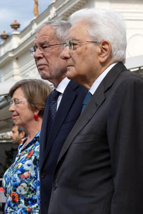 September 5, 2026, Merano, Rome, Italy: President Sergio Mattarella with the Federal President of the Republic of Austria, HE Mr. Alexander Van der Bellen, at the ceremony on the occasion of the Day of Autonomy , Merano, 05 09 2026 Merano Italy  - ZUMAa289 20260905_zia_a289_007 Copyright: xPaoloxGiandottix xAgfx