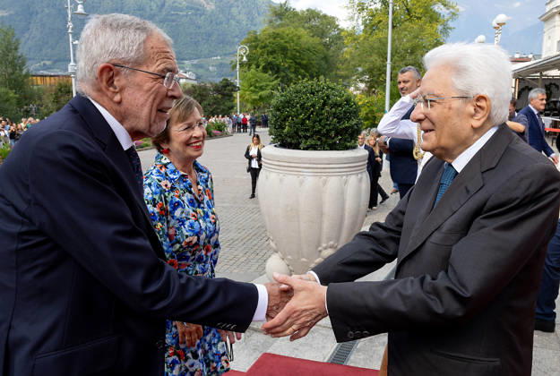 September 5, 2026, Merano, Rome, Italy: President Sergio Mattarella with the Federal President of the Republic of Austria, HE Mr. Alexander Van der Bellenalla, at the ceremony on the occasion of the Day of Autonomy , Merano, 05 09 2026 Merano Italy  - ZUMAa289 20260905_zia_a289_008 Copyright: xPaoloxGiandottix xAgfx