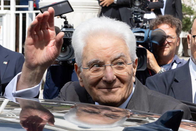 September 5, 2026, Merano, Rome, Italy: President Sergio Mattarella at the end of the ceremony on the occasion of the Day of Autonomy , Merano, 5 09 2026 Merano Italy  - ZUMAa289 20260905_zia_a289_011 Copyright: xPaoloxGiandottix xAgfx