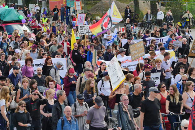 September 5, 2026, Berlin, Germany: Protest against exorbitant rents in front of the Rotes Rathaus