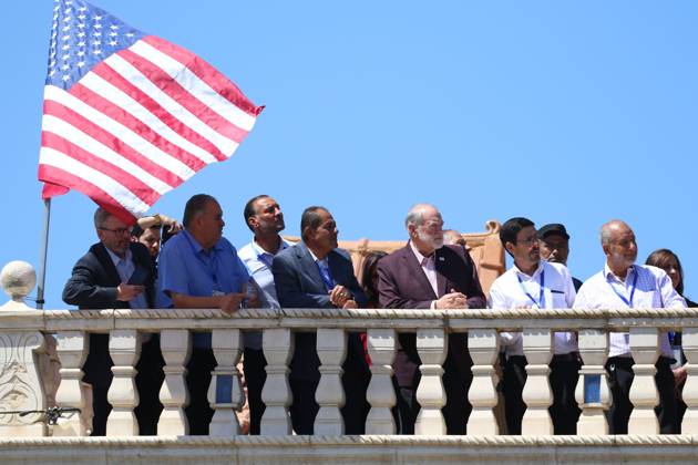 September 5, 2026, Ramallah, Palestine, State of: TURMUS AYYA, WEST BANK, PALESTINE Ã¢â‚¬ SEPTEMBER 5, 2026: U.S. Ambassador to Israel Mike Huckabee meets Palestinian-American residents during a visit to the town of Turmus Ayya in the occupied West Bank. Residents raised concerns about repeated attacks by Israeli settlers affecting the town and surrounding area. Ramallah Palestine, State of  - ZUMAq101 20260905_zna_q101_086 Copyright: xSalmanxMohsenxAlkhatibx
