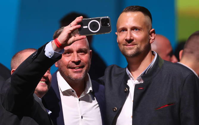 AfD Wahlkampfabschluss in Magdeburg , Sachsen-Anhalt , Deutschland . September 05 , 2026 . Photo by: Davide Elias IPA Photo Pressefoto DENL Copyright: xDavidexEliasx