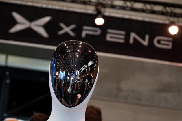 IFA Trade Fair In Berlin The head of a humanoid robot and the Xpeng logo are seen during the IFA Consumer Electronics and Home Appliances trade fair in Berlin, Germany, on September 5, 2026. Berlin Germany  Copyright: xEmmanuelexContinix originalFilename: contini-ifatrade260905_nphSY.jpg