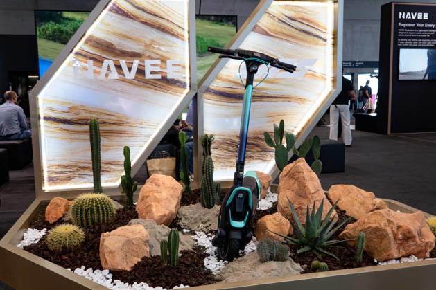 IFA Trade Fair In Berlin An electric scooter is displayed in the booth of producer Navee during the IFA Consumer Electronics and Home Appliances trade fair in Berlin, Germany, on September 5, 2026. Berlin Germany  Copyright: xEmmanuelexContinix originalFilename: contini-ifatrade260905_npPBr.jpg
