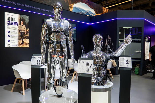 IFA Trade Fair In Berlin Products are displayed at the booth of embodied robotics producer Tendex during the IFA Consumer Electronics and Home Appliances trade fair in Berlin, Germany, on September 5, 2026. Berlin Germany  Copyright: xEmmanuelexContinix originalFilename: contini-ifatrade260905_npycs.jpg