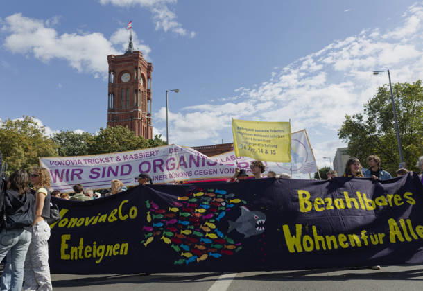 Demonstration Against High Rents in Berlin, September 5, 2026, Germany, Berlin: A demonstration organized by numerous organizations in downtown Berlin against high rents, rent gouging, and displacement, and in support of the expropriation and municipalization of large housing stocks