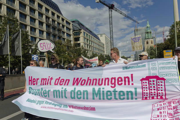 Demonstration Against High Rents in Berlin, September 5, 2026, Germany, Berlin: A demonstration organized by numerous organizations in downtown Berlin against high rents, rent gouging, and displacement, and in support of the expropriation and municipalization of large housing stocks