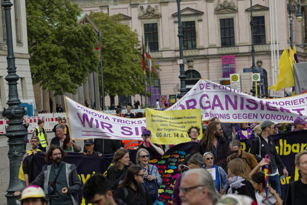 Demonstration Against High Rents in Berlin, September 5, 2026, Germany, Berlin: A demonstration organized by numerous organizations in downtown Berlin against high rents, rent gouging, and displacement, and in favor of the expropriation and municipalization of large housing stocks