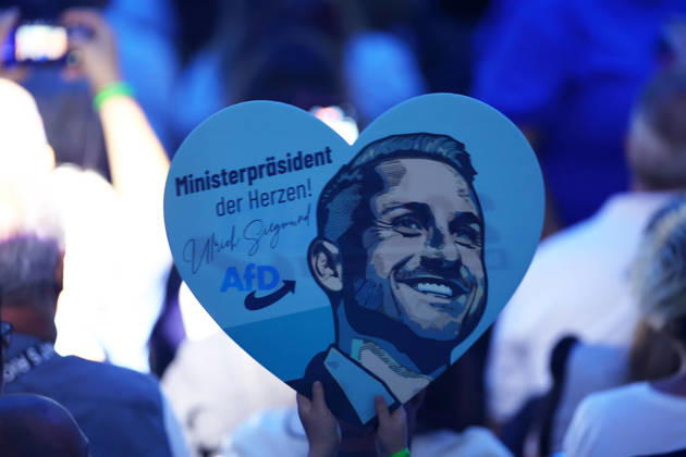 AfD Wahlkampfabschluss in Magdeburg , Sachsen-Anhalt , Deutschland . September 05 , 2026 . Photo by: Davide Elias IPA Photo Pressefoto DENL Copyright: xDavidexEliasx