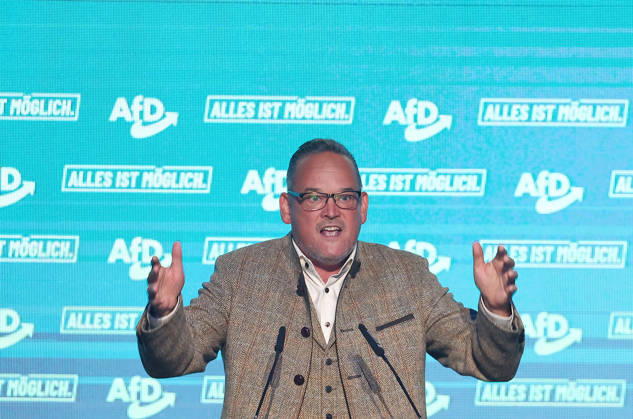 Martin Reichardt , AfD Wahlkampfabschluss in Magdeburg , Sachsen-Anhalt , Deutschland . September 05 , 2026 . Photo by: Davide Elias IPA Photo Pressefoto DENL Copyright: xDavidexEliasx