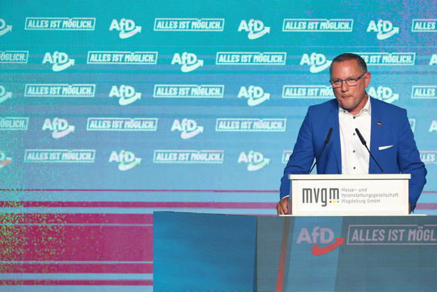 Tino Chrupalla AfD Bundesvorsitzend , AfD Wahlkampfabschluss in Magdeburg , Sachsen-Anhalt , Deutschland . September 05 , 2026 . Photo by: Davide Elias IPA Photo Pressefoto DENL Copyright: xDavidexEliasx