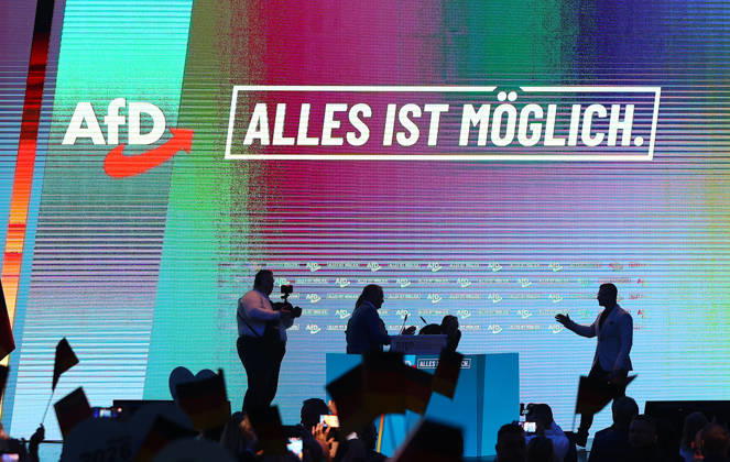 AfD Wahlkampfabschluss in Magdeburg , Sachsen-Anhalt , Deutschland . September 05 , 2026 . Photo by: Davide Elias IPA Photo Pressefoto DENL Copyright: xDavidexEliasx