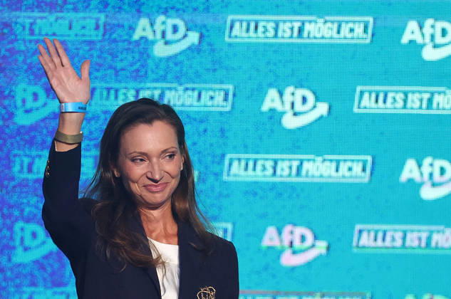 Susanne Fürst . AfD Wahlkampfabschluss in Magdeburg , Sachsen-Anhalt , Deutschland . September 05 , 2026 . Photo by: Davide Elias IPA Photo Pressefoto DENL Copyright: xDavidexEliasx