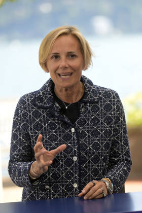 Photo by Mario Romano, IPP Cernobbio, September 2, 2026, Ambrosetti Cernobbio THEA 2026. Pictured: Monica Defend, Amundi SGR Italy. Photo Press World. Copyright Ambrosetti Cernobbio THEA 2026